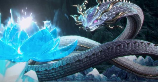 斗破苍穹第三季：美杜莎变巨蟒吞噬异火，结局失败被烧得体无完肤