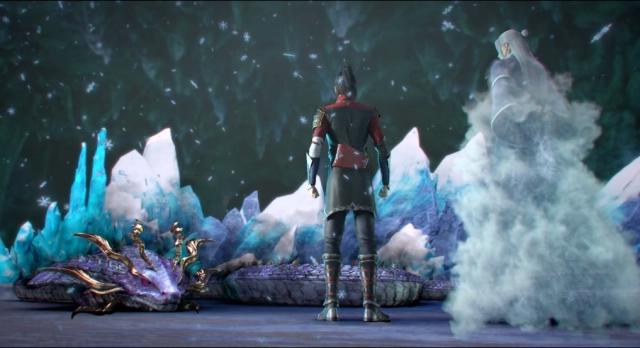 斗破苍穹第三季：美杜莎变巨蟒吞噬异火，结局失败被烧得体无完肤