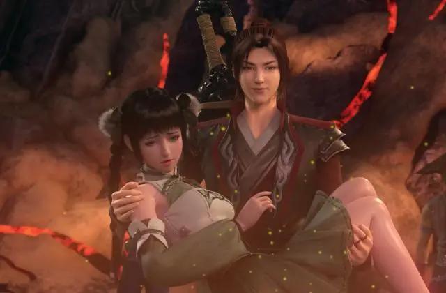 国漫《斗破苍穹》，目前才更新到第三季，照这样十年大结局有点难