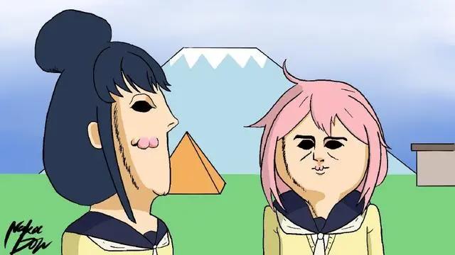 “pop子和pipi美的日常”小剧场的插画&恶搞特辑