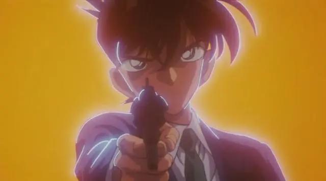 第十四个目标：柯南用枪击中小兰的剧情兰演技满分，她受伤并不重