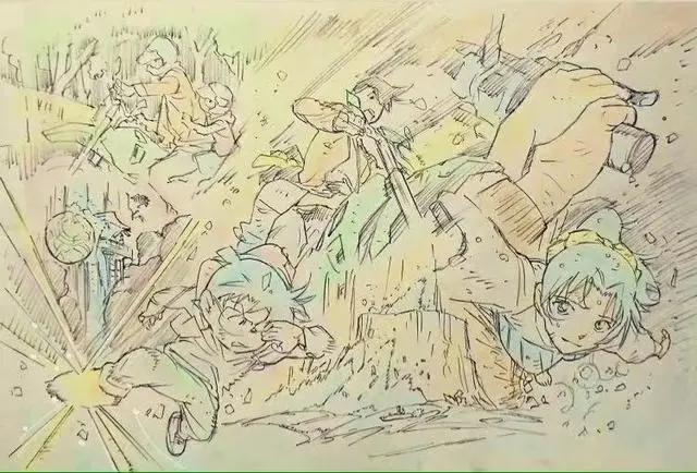 柯南剧场版原画师公开唐红的恋歌概念图，豆豆眼可爱，和叶很美