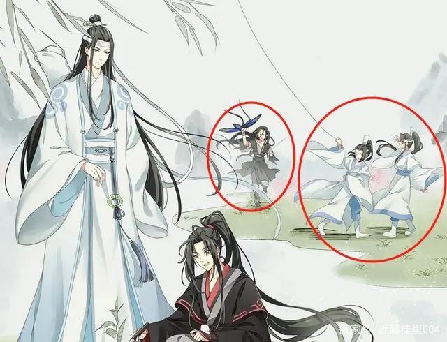 《魔道祖师》放新图，画风变了，背景“三小只”有点萌