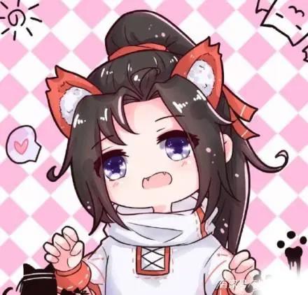 《魔道祖师》忘羡情侣头像走一波，港版画风炫酷，Q版画风超软！