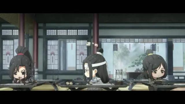 魔道祖师Q：羡羡声东击西帮聂怀桑考试作弊，天子笑可以有新喝法