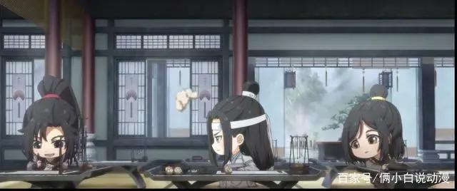 魔道祖师Q：三人考试，蓝湛坐中间，魏婴来教你如何隔空传答案