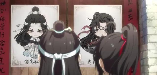 魔道Q:忘机画工出神入化，凶神恶煞成美男，一句话感动羡羡