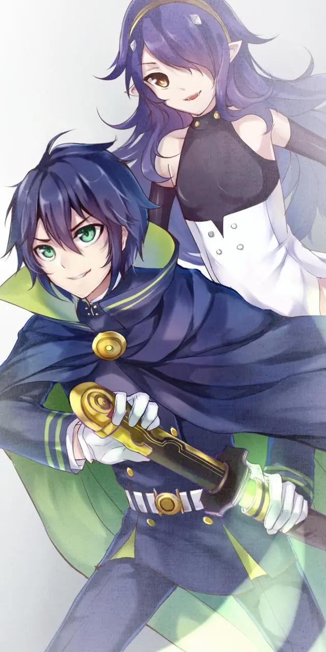 《终结的炽天使》阿朱罗丸，动漫全面屏壁纸，我将成为你的利刃