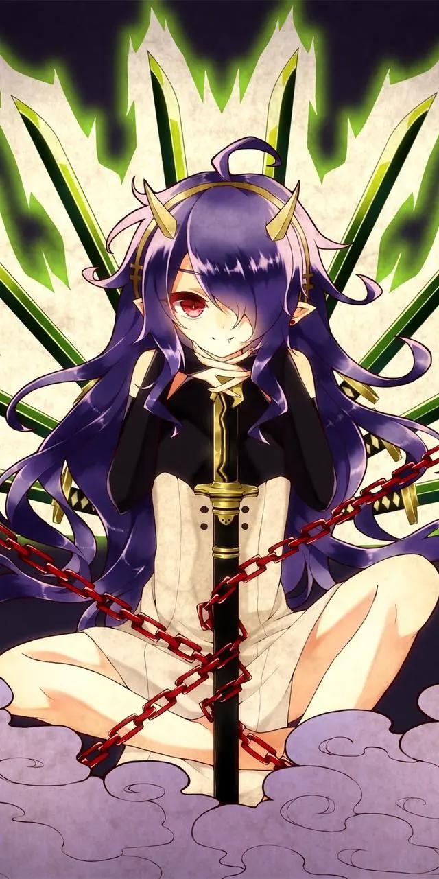 《终结的炽天使》阿朱罗丸，动漫全面屏壁纸，我将成为你的利刃