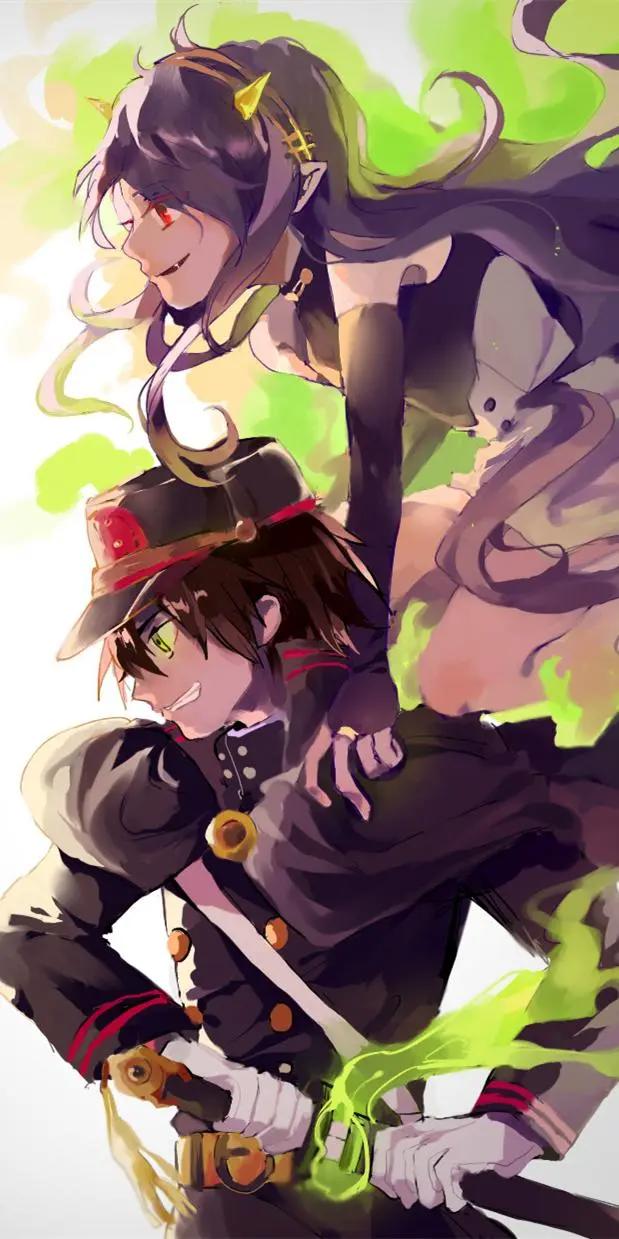 《终结的炽天使》阿朱罗丸，动漫全面屏壁纸，我将成为你的利刃