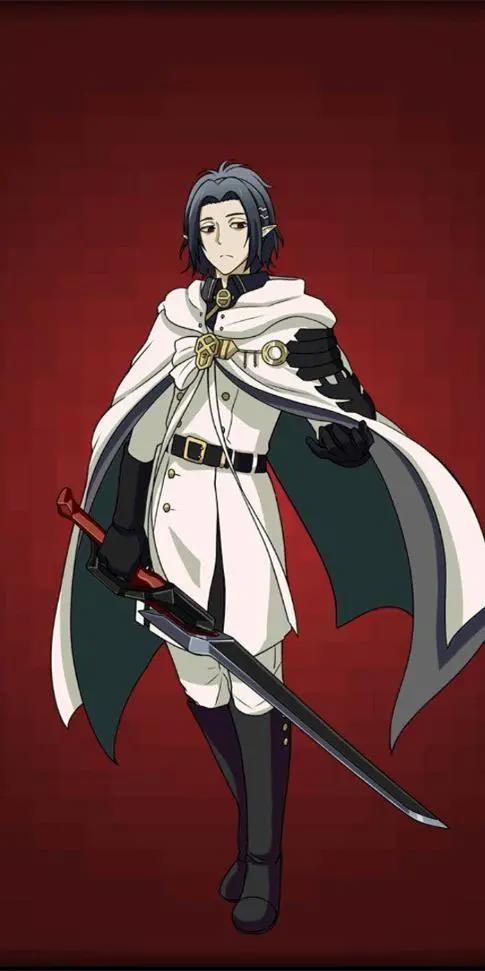 《终结的炽天使》雷奈·西姆，动漫全面屏壁纸，冷酷的宝藏男孩