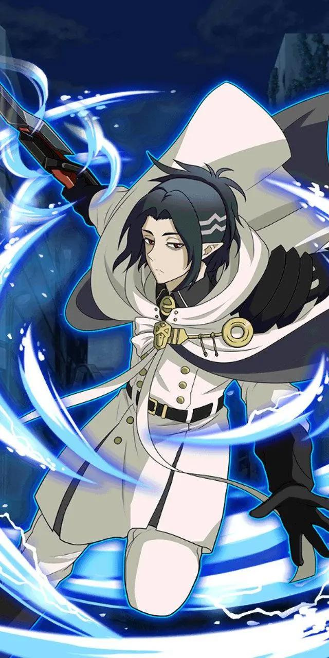 《终结的炽天使》雷奈·西姆，动漫全面屏壁纸，冷酷的宝藏男孩