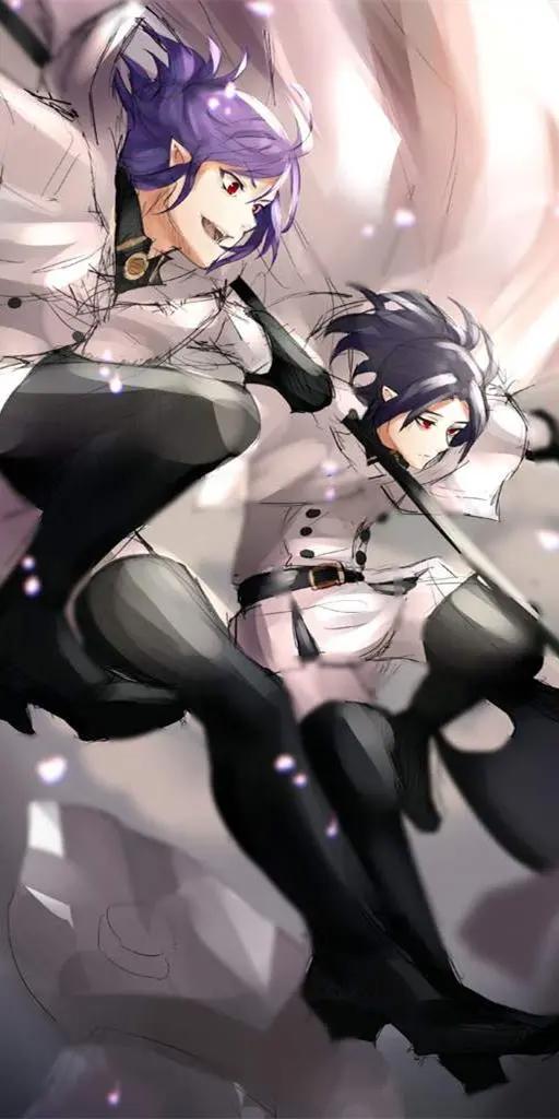 《终结的炽天使》雷奈·西姆，动漫全面屏壁纸，冷酷的宝藏男孩