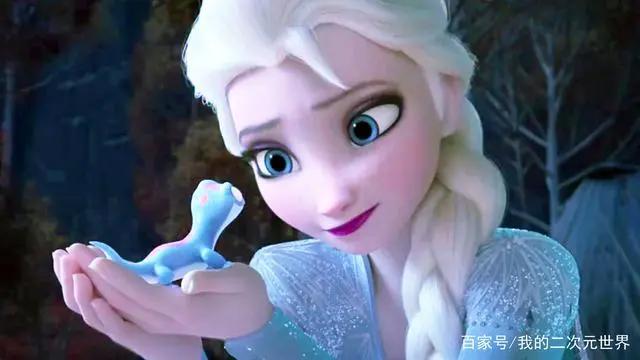 冰雪奇缘2：艾莎收服自然之灵，火精灵小宝宝太可爱