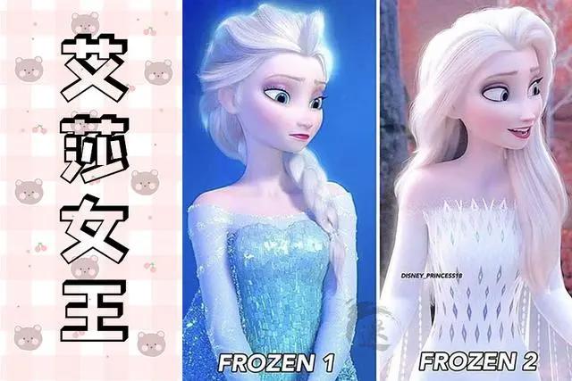 《冰雪奇缘》第一、第二部，进步有多大？细节不会骗人，值得你爱