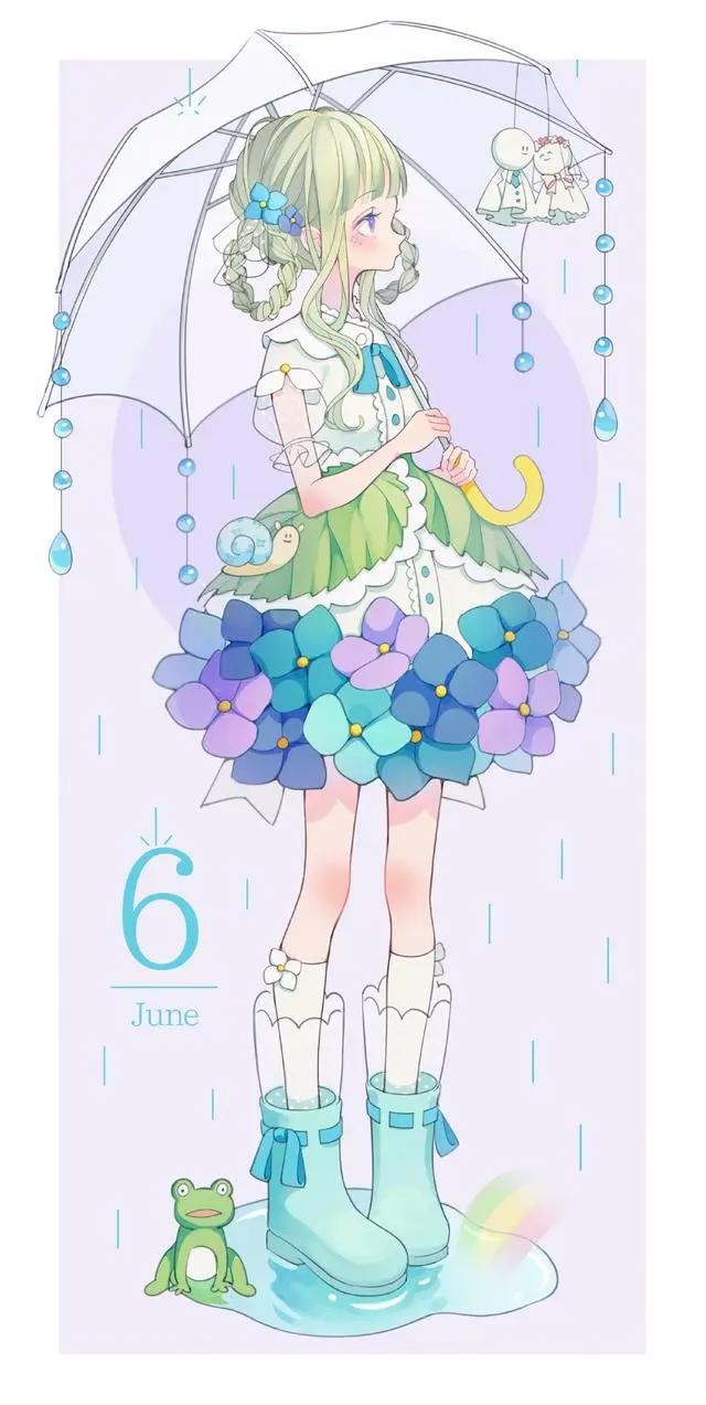 日本画师绘制“12月拟人”，9月是萌兔美少女，4月一眼惊艳