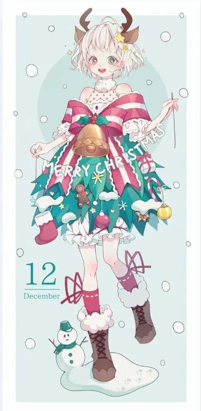日本画师绘制“12月拟人”，9月是萌兔美少女，4月一眼惊艳