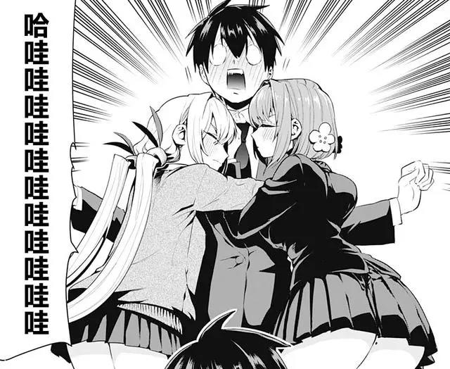 女友成双还不够，这部漫画的男主要和100个妹子同时交往