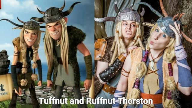 驯龙高手COS：小嗝嗝英俊帅气，亚丝翠COS作品超越原作