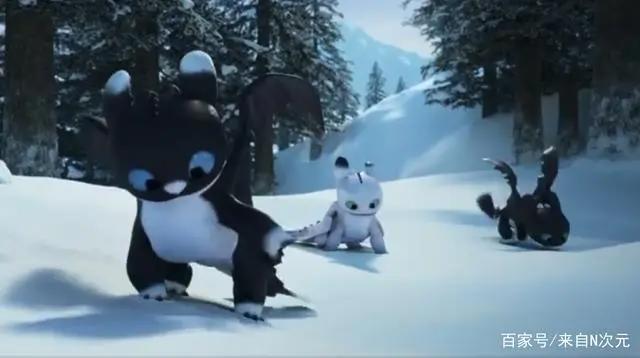 驯龙高手番外：三只小龙擅自外出被抓包，夜煞无牙仔秒变凶爸爸