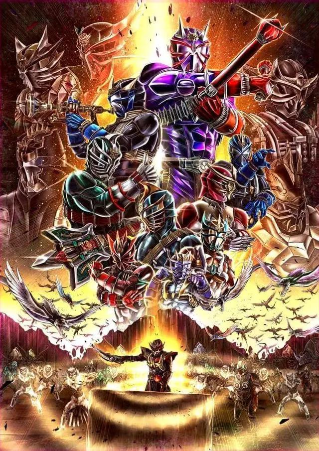 假面骑士帝骑堪称废案集合体，狼王古朗基和猛虎奥菲以诺都有登场