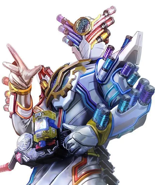 假面骑士同人画师手绘新十年最终形态美图花里胡哨与极致炫彩