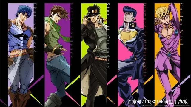 JOJO的奇妙冒险5代主角齐聚一番赏！