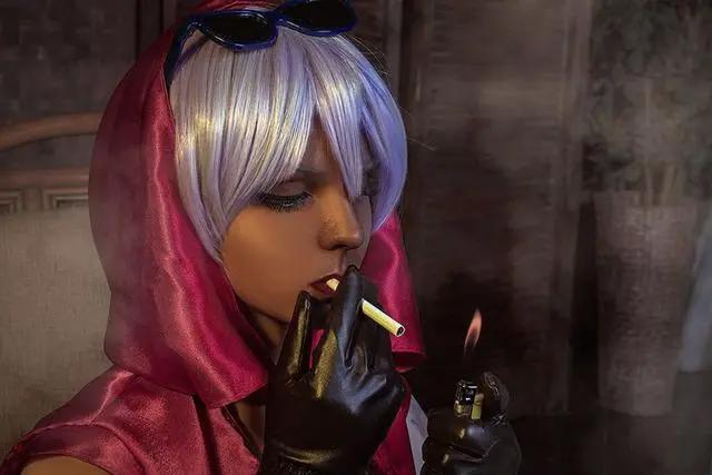 JOJO：“星尘斗士”中最漂亮的女孩子是她，银发女孩演绎神级cos