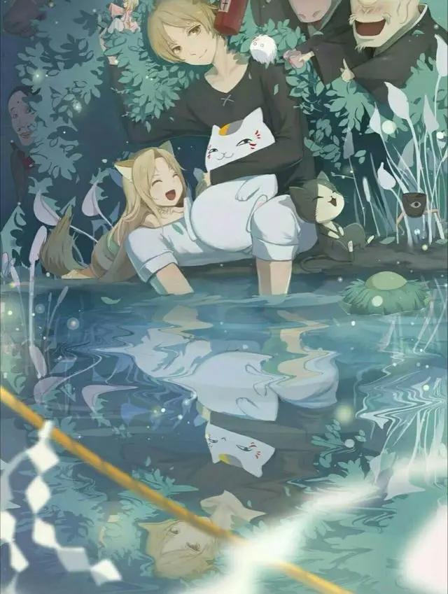 治愈动画《夏目友人帐》，为了吃，没有什么是猫咪老师做不到的