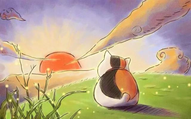 关于《夏目友人帐》的四季插画，画风获得一致好评，更被称为神图