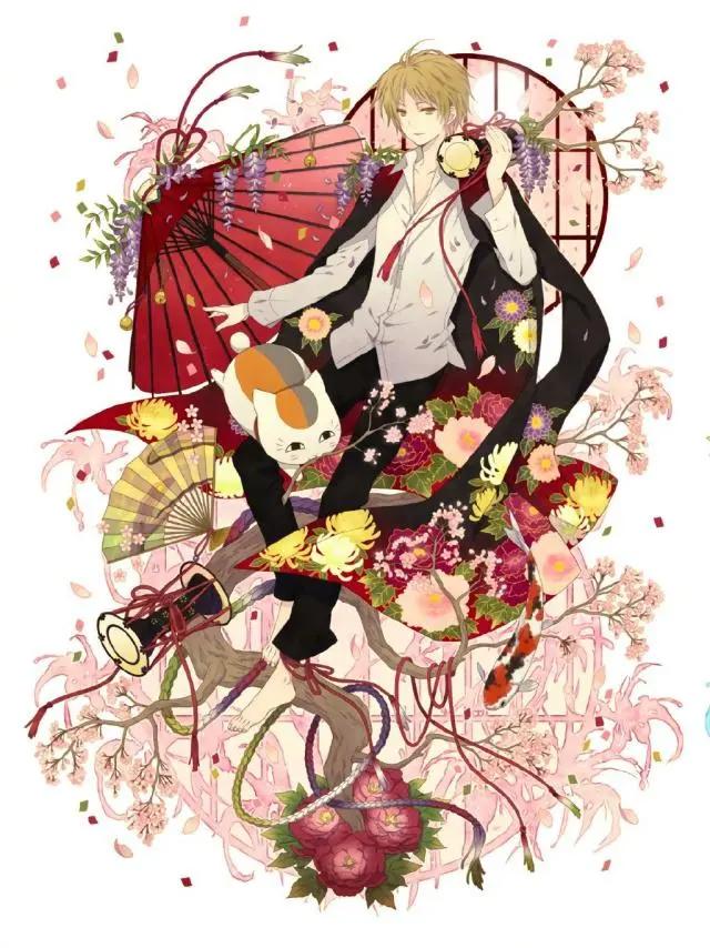 关于《夏目友人帐》的四季插画，画风获得一致好评，更被称为神图