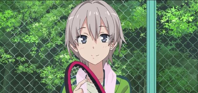 我的青春恋爱物语果然有问题：网球比赛取得胜利，混合双打显默契