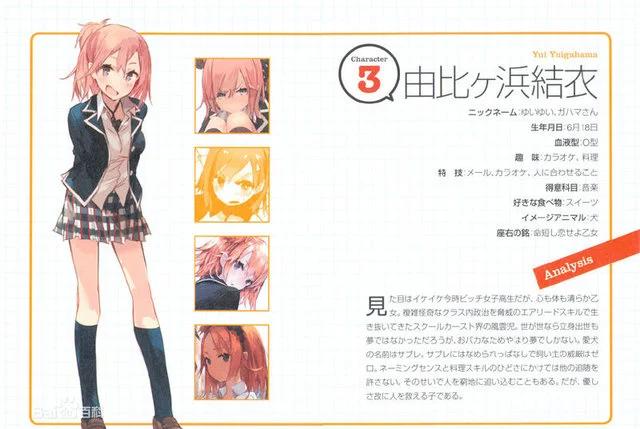 《我的青春恋爱物语果然有问题。续》中人物角色有谁？