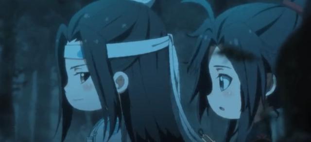 魔道祖师Q版：含光君不再一本正经，魏无羡抓到见舅怂金凌