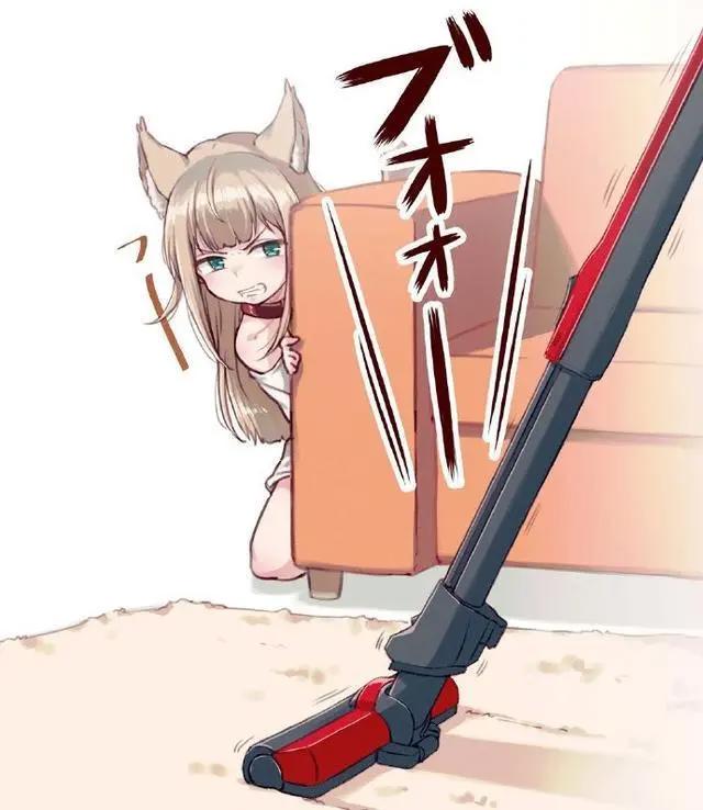 当家里的烦人猫变成了萌妹子，知名画师40原再出新作