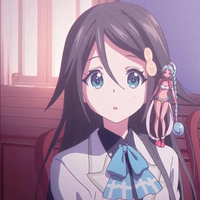 《无彩限的怪灵世界》和泉玲奈和川神舞，动漫头像自剪分享