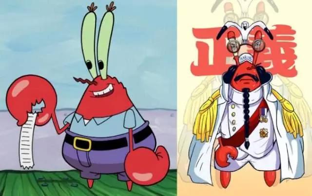 当海绵宝宝乱入海贼王，到底谁才是最受欢迎的形象呢？