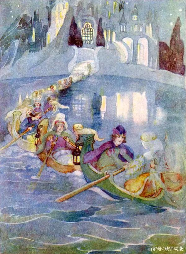 由儿童插画大师安妮·安德森绘制的格林童话插图