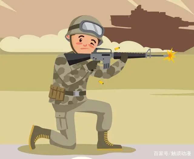 现代士兵漫画，原来兵哥哥也可以这么萌