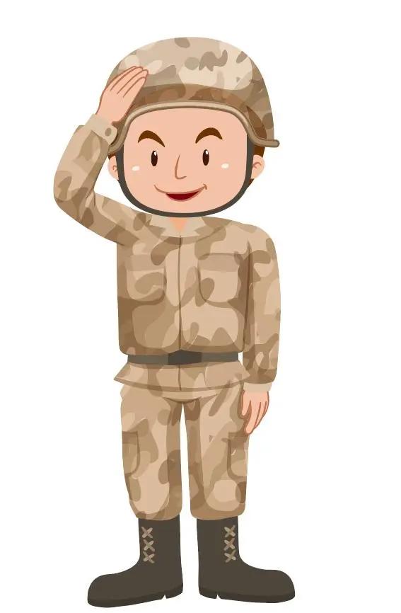 现代士兵漫画，原来兵哥哥也可以这么萌