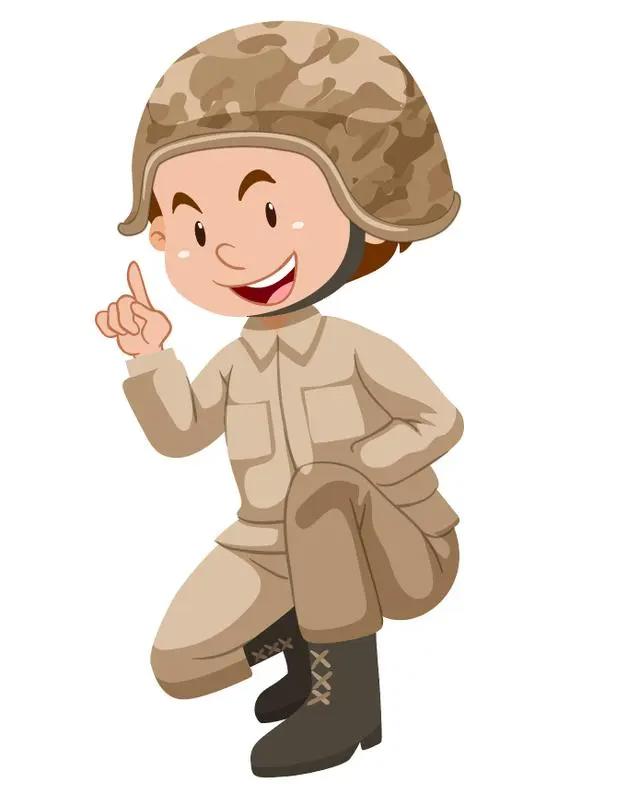 现代士兵漫画，原来兵哥哥也可以这么萌