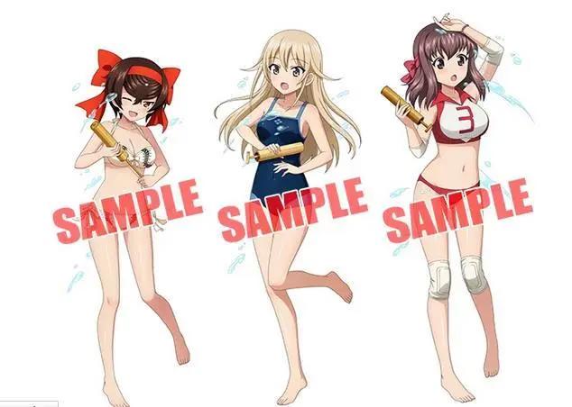 《少女与战车》推出了各种泳装角色形象，再次为粉丝们带来福利回报！