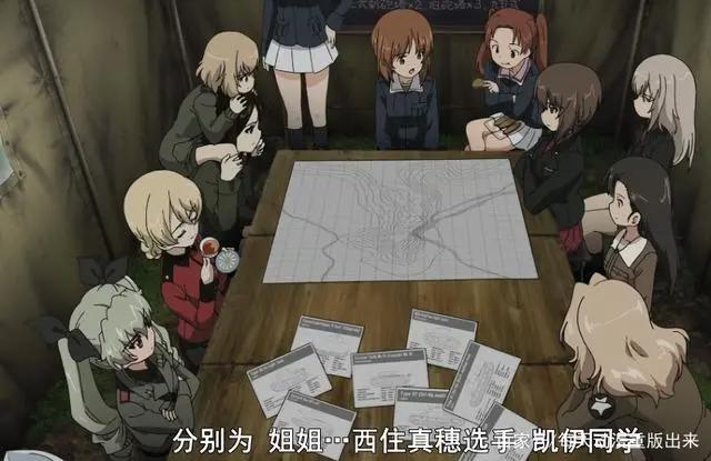 曾经对手今日战友少女与战车凯伊喀秋莎联手帮西住美穗守护学园
