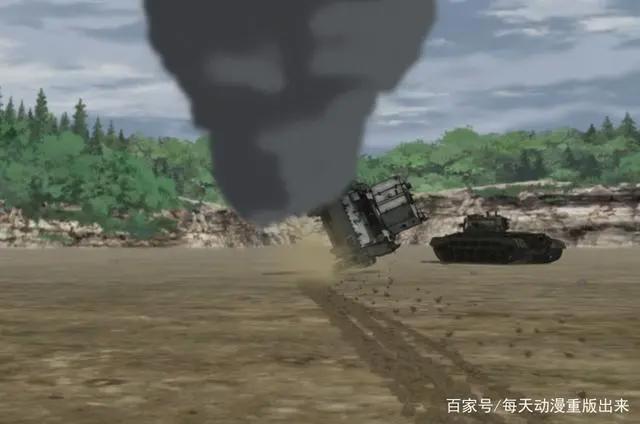 曾经对手今日战友少女与战车凯伊喀秋莎联手帮西住美穗守护学园