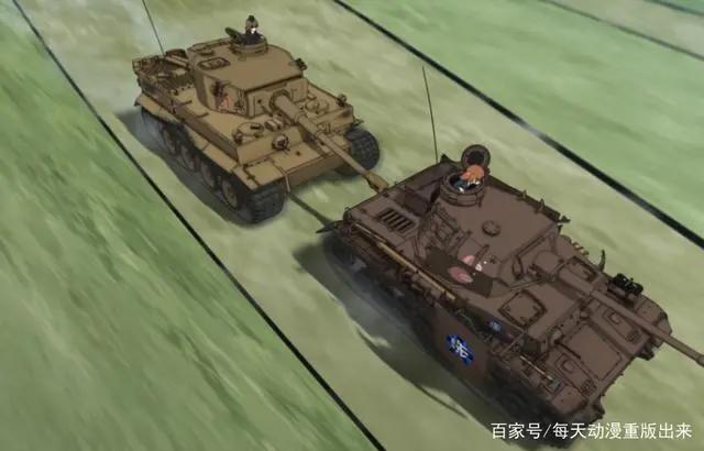 曾经对手今日战友少女与战车凯伊喀秋莎联手帮西住美穗守护学园