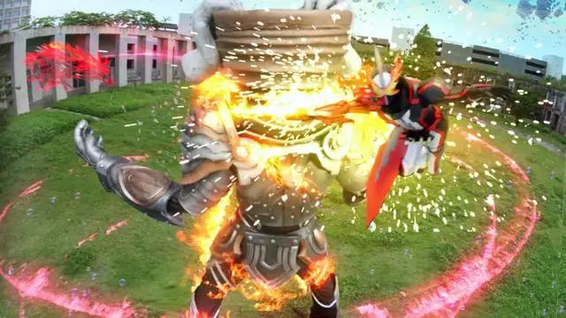 假面骑士圣刃：首个反派岩石王魔像登场，飞羽真化身假面骑士