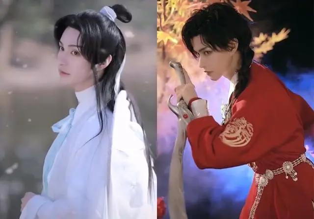 《天官赐福》楚淇的花怜仿妆，谢怜的气质太好了，假发半永久别摘