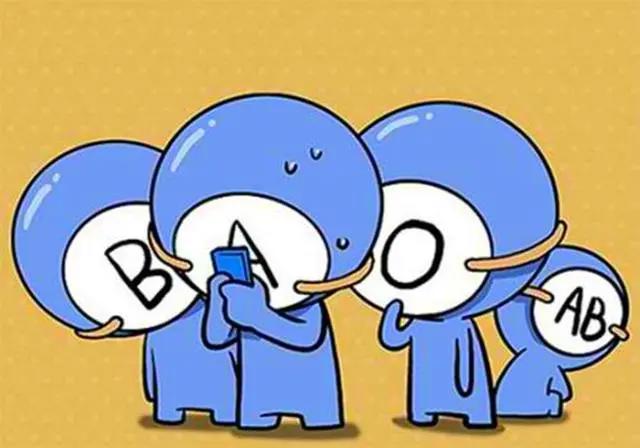 血型拟人漫画：不同血型的人搭配起来谈恋爱都这么甜的吗
