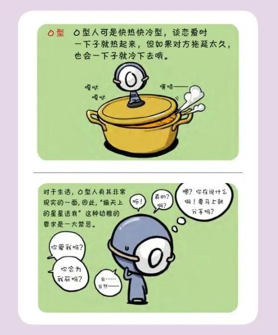 血型拟人漫画：恋爱的O型血独占欲强，可是恋爱不是唯一？