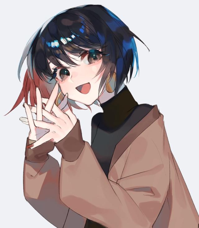 画师「水視ずみ」作品欣赏：纯美少女&邪魅少年人物插画